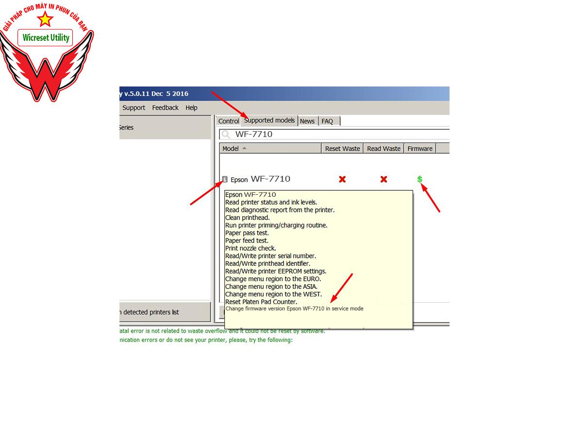 Key Firmware May In Epson WF-7710 Step 1